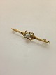 Georg Jensen 
14K Guld Broche 
med Perle No 
110
Måler 5.5 cm x 
1 cm.
Vejer 4,7 gram