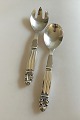 Georg Jensen 
Sterling Silver 
/ Steel 'Acorn' 
Saladservers 
No. 133. 
Measures 19.5 
cm (7.67 inch). 
...