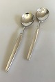Georg Jensen 
Sterling 
Cypress Serving 
Set / Salad Set 
No 132. Design 
1954 by Tias 
Eckhoff. 23 cm 
...