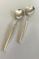 Georg Jensen 
Sterling Sølv 
Cypres 
Serveringssæt / 
Salatbestik No 
132. Design 
1954 af Tias 
...