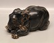 Royal 
Copenhagen 
Stoneware 22714 
RC Elephant, 
laying ca 11 x 
21.5 cm 
 Jan. 1980 JG. 
In nice ...