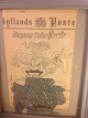 Original Trykplade til Jyllands posten.Dagens Cata Strofeindsat i ramme med avis udklip og ...