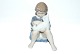Royal 
Copenhagen 
Figurine, Girl 
with cat
Design: John 
Calster
Dek. No. 4631
factory 2st 
...