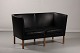 Børge Mogensen 
(1914-1972)
Læder sofa 
2214 m/ben af 
ubehandlet 
egetræ
Original 
betrukket med 
...