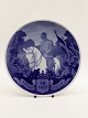 Royal 
Copenhagen 
genforenings 
platte år 1930 
dia. 24,5 cm. 
1.sort.  Nr. 
267492