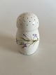 Bing & Grøndahl Large Sugar Shaker with Purple Flower