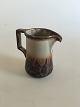 Bing & Grondahl 
Stoneware 
Mexico Creamer 
No 303. 
Measures 10 cm 
/ 3 15/16 in.
