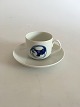 Bing & Grondahl 
Blue Koppel 
Coffee Cup and 
Saucer No 305. 
Cup measures 6 
x 7 cm (2 
23/64" x 2 
3/4")