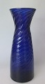 Hyazint glas - 
mørke blåt 
glas, Danmark. 
o. 1900.