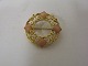 Evald Nielsen 14 karat gold brooch