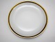 Lyngby 
porcelæn. Trend 
nr. 450. Hvidt 
med græsk 
inspireret 
guldbort. 
Rundt fad. 
Diameter 26 ...
