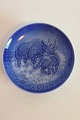 Bing & Grondahl 
Mothers Day 
Plate from 
2006.
Motif: Rhino 
with Calf.
Designed by: 
Finn Clausen