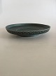 Bing and  
Grondahl/Kronjyden 
Green Azur 
Round Cake Dish 
on Foot.  
Measures 26 cm 
/ 10 15/64 in.