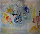 Georg Glud, 
still life, oil 
on panel.
Listed danish 
artist.
In very good 
condition.
Signed, ...