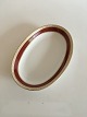 Bing & Grondahl 
Wagner Oval 
Serving Bowl No 
39. Wine Red 
and Gold 
Border. 23 x 
15.5 cm (9 
1/16" ...