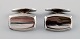 Bernhard Hertz: A pair of cufflinks in sterling silver.
