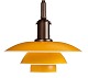Poul Henningsen 
1894-1967. PH 
3½-3 pendant 
with brass 
socket / metal, 
wire shade 
holders mounted 
...