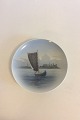 Royal 
Copenhagen 
Motiv Platte 
med skib ved 
Kronborg No 
2141/1125.
Measures 25cm 
/ 10".