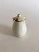 Bing & Grondahl 
Aakjaer Mustard 
Jug with Lid No 
52C. 8 cm. 
Creme with Gold 
Border. In good 
...