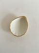 Bing & Grondahl 
Aakjaer 
Individual 
Butter Pad No 
200. Creme with 
Gold Border. 9 
cm. In good ...