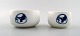 Bing & Grondahl 
Blue Koppel, 
Henning Koppel 
sugar bowl and 
creamer # 302 
and 303.
Perfect ...