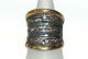 Elegant Empire 
Zero ring 
Silver
Black Rhodium 
plated, with 
gold balls and 
3 ...