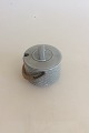 Bing & 
Grondahl/Kronjyden 
Grey Cordial 
Marmelade Jar 
with hole for 
spoon No 523. 
Measures 10 cm 
...