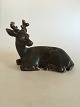 johannes Hansen 
Stoneware 
Figure of Deer. 
20 cm tall (7 
7/8"). 26 cm 
long (10 
15/64").