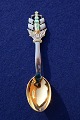 Christmas spoon 1930 in Danish gilt sterling 
silver