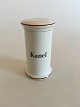 Bing & Grondahl 
Kanel 
(Cinnamon) 
Spice Jar No 
497 from the 
Apothecary 
Collection 
designed by Bo 
...