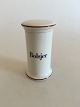 Bing and 
Grondahl 
Bolsjer / 
Bonbon) Spice 
Jar No. 497 
from the 
Apothecary 
Collection. 
Designed ...
