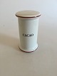 Bing & Grondahl 
Cacao (Cocoa) 
Jar No 494 from 
the Apothecary 
Collection 
designed by Bo 
Bonfils ...