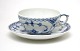Royal 
Copenhagen, 
Musselmalet 
halvblonde 
tekop. Dek.nr. 
525. Højde 4,5 
cm. Diameter 10 
cm. 
I. ...