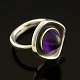 Bent KNudsen. 
Sterling Silver 
Ring with 
amethyst
Designed by 
Bent Knudsen 
1956 - 1996.
Stamped ...