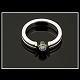 Georg Jensen 
18kt Gold and 
White gold 
Solitaire Ring 
with 0.20 ct 
Diamond
Stamped with 
...