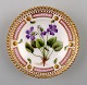 Antique Royal Copenhagen Flora Danica caviar dish.
