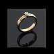 Georg Jensen 
18kt Gold and 
White gold 
Solitaire Ring 
with 0.20 ct 
Diamond
Stamped with 
...