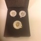daisy Ring
A. Michelsen.
Ring size: 60
Margurite 
width: 1.8 cm.
ear clips 
width: 1.7 ...