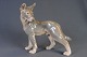 Porcelænsfigur: 
Dahl Jensen, 
Hund, h: 23 cm