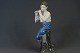 Porcelain 
Figure: Bing & 
Grondahl, Boy 
with fluit, h: 
29 cm