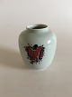 Royal 
Copenhagen 
Thorkild Olsen 
Vase No 21059. 
11 cm H. (4 
21/64"). 1st 
Quality. In 
perfect ...