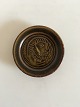 Royal 
Copenhagen 
Stoneware 
Plaquette by No 
2709 by Jais 
Nielsen. 7.5 cm 
dia (2 61/64"). 
In good ...
