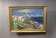 Oil painting on 
canvas signed 
Frode A. by 
Frode Andersen 
1964 from 
Bornholm.
H - 72 cm, W - 
102 ...