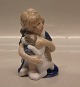 Royal Copenhagen 679 RC Else with dog puppy 11 cm (1021679)