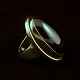 Georg Jensen 
Sterling Silver 
Ring with 
Hematite #46E
Designed by 
Harald Nielsen 
1892 - 1977 ...