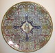 Santarelli, 
Alfredo (1874 - 
1957), Italy. 
Earthenware 
dish. Lustra 
polychrome 
decorated with 
...