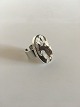 Georg Jensen 
Sterling Sølv 
Ring No 188A 
med Kaffe / 
Creme farvet 
Sten. Fra efter 
1945. ...