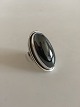 Georg Jensen 
Sterling Silver 
Ring No 46E 
with Hematite 
Stone. Ring 
Size 53 / US 6. 
Weighs 23 g / 
...