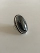 Georg Jensen 
Sterling Silver 
Ring No 46E 
with Hematite. 
Ring Size 50 / 
US 5. Weighs 26 
g / 0.90 ...