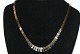 Brick necklace 5 Rows, 8 carat Gold